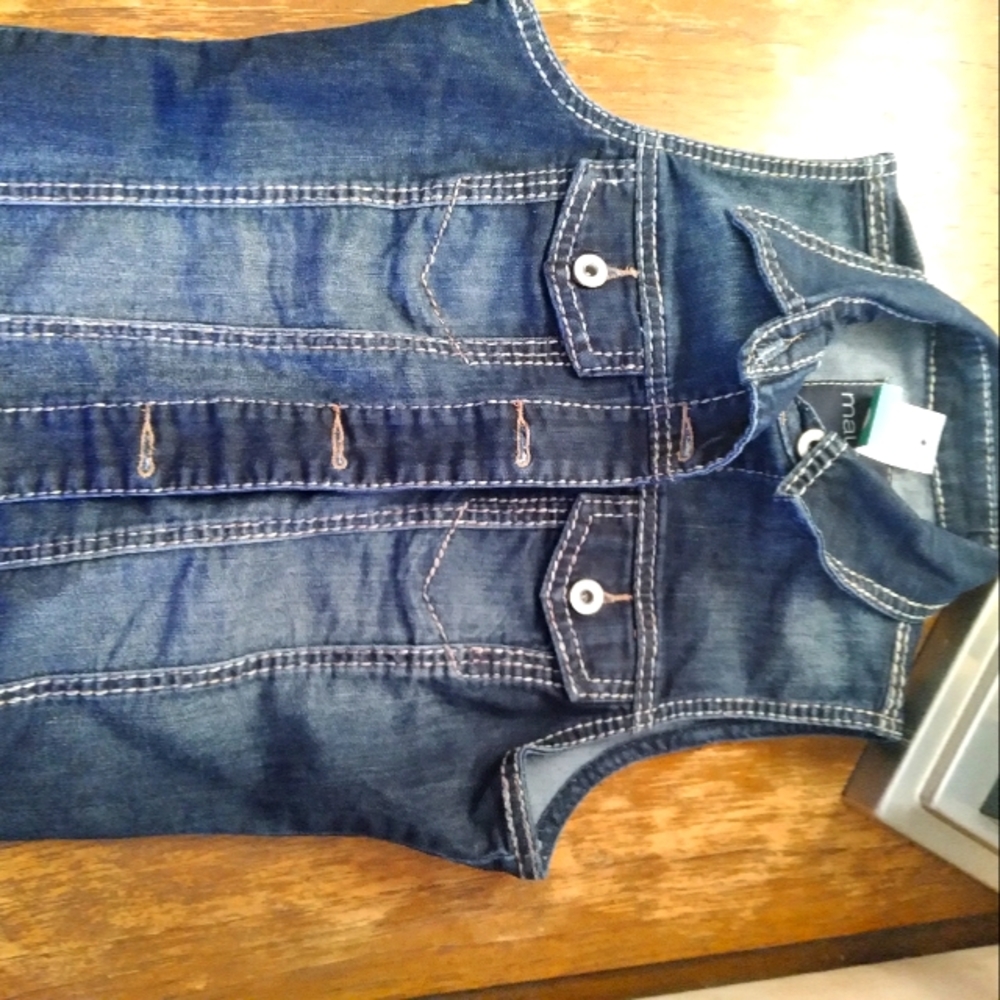 Maurices denim vest